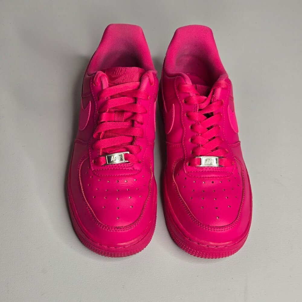 Nike Women Air Force 1 Low Fireberry Bright Pink Sneakers Sz 6.5 DD8959-600 - Picture 5 of 11